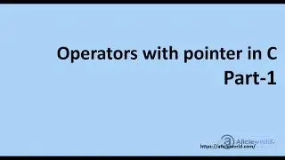 Arithmetic operation on pointer part-1