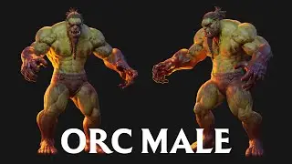 GAME READY - Orc male - 3D Characters