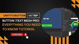 UNITYS Button VS TMP Button (Text mesh pro) EVERYTHING YOU NEED TO KNOW Tutorial