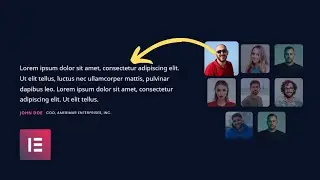Custom testimonial carousel using elementor pro | Elementor tips and tricks