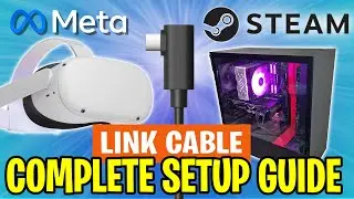 How to PLAY PC VR GAMES on your Quest VR headset | Meta Quest Link SETUP GUIDE!