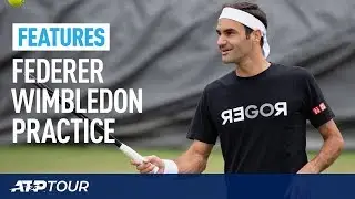 WIMBLEDON | Extended Roger Federer Practice Session 2019