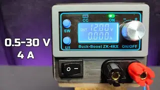 DIY regulated power supply with Buck Boost ZK-4KX module