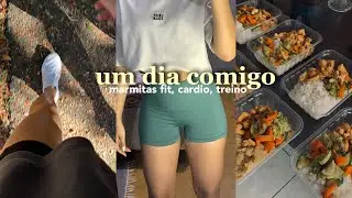 UM DIA DE DIETA E TREINO COMIGO| tentando ganhar massa muscular 💪🏼💗