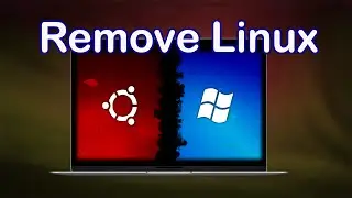 How to Uninstall  Linux Mint / Ubuntu from Windows Dual Boot  👉UEFI Boot Only