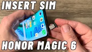 How to INSERT SIM in HONOR Magic 6 Lite (Dual SIM)