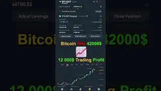 Bitcoin Hits 42K$ 12K$ Profit 