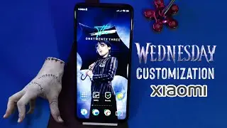 🧙 Wednesday Customisation For Xiaomi 📲 No KWGT Only Theme