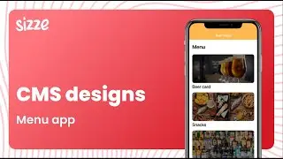 Create a CMS on Sizze  - Menu
