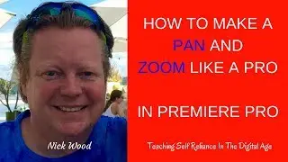 Zoom and Pan in Premiere Pro 2018 Tutorial - Panning And Zooming Made Easy