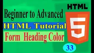 How To Heading Color In HTML.