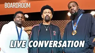 Kevin Durant X Anthony Edwards LIVE Conversation at Fanatics Fest | Boardroom Talks