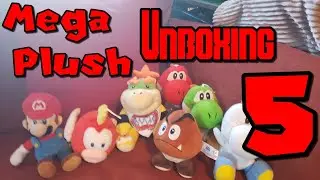 Mega Mario Plush Unboxing 5 with 2011 Bowser Junior - MLPB