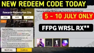 Free Fire New Redeem Code Today🥳| Lol Emote Redeem Code | 5 July Redeem Code | ff redeem code today