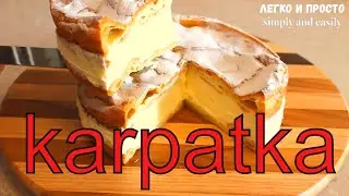 Insanely delicious custard cake Karpatka