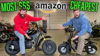 I BOUGHT the CHEAPEST and MOST EXPENSIVE Mini Bikes from Amazon