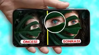 Telefondan Göz Rengi Değiştirme | Mobil Photoshop iPhone | Mobil Uygulama Bölüm 4