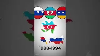 Azerbaijan and enemies by year #countryballs #country #azerbaijan #shorts