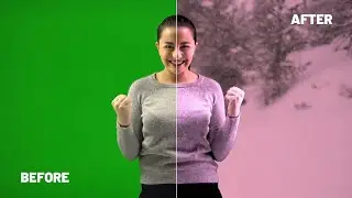 Advanced green screen removal  or chroma key  In Adobe After Effects ~ Motion Graphics