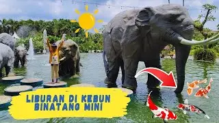 Bermain di Kebun Binatang Mini - Edisi Liburan Keluarga di Pekanbaru