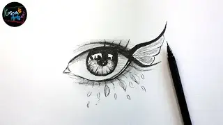 Cute Anime Eye Drawings || How to draw cute eye easy