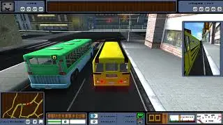 Школьный Автобус (Старый город - Западная школа) - Прохождение 4-3 Bus Driver 2007