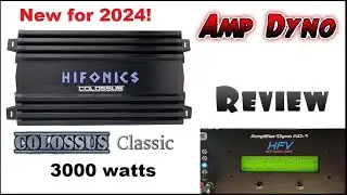 New 2024 Hifonics Colossus Classic 3K amp dyno review HCC 3000.1D