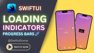 Mastering SwiftUI Loading Indicators 🚀  Eye Catching Progress Bars, Spinners & More! 🎨