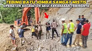 Excavator Damaged, Work Temporarily Halted in Batu Jomba