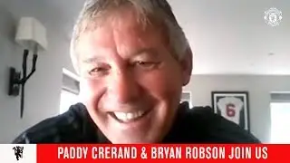 Manchester United legends Paddy Crerand and Bryan Robson join the chat! | Uniteds NHS Meals