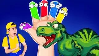 Dino Finger Family | BooTiKaTi Kids Songs