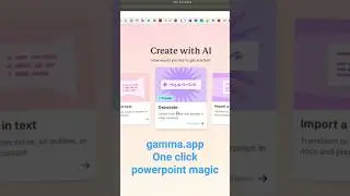 AI Tool for one click powerpoint presentation #powerpoint #ai