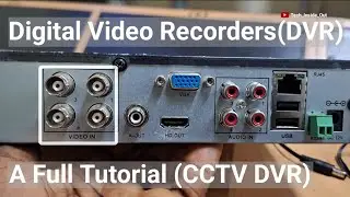 A full tutorial on AHD CCTV DVR covering all the connection ports on the AHD CCTV DVR