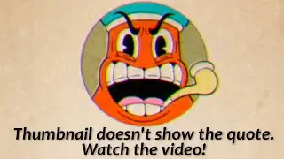 Cuphead DLC - Secret Death Quote (Special Game Over Screen)