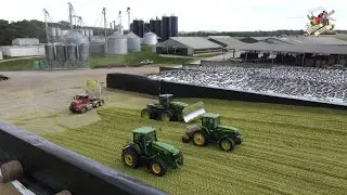 Chopping Corn Silage, Milking Cows & Hauling Manure at Martig Farms