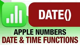 DATE() function in Apple Numbers