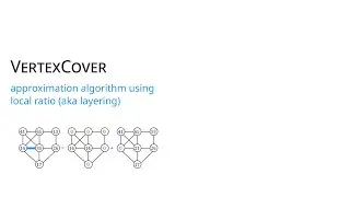 Approximation algorithm for vertex cover using local ratio (aka layering)