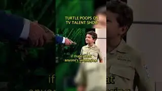 Turtle poops during TV Talent Show😬 