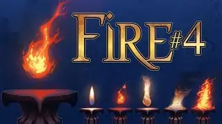 How to paint Stylized FIRE MAGIC!