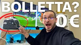 🔋⚡️ALIMENTO IL MIO SALOTTO CON UN POWERBANK: BOLLETTA 0€ (Test Bluetti AC2A)
