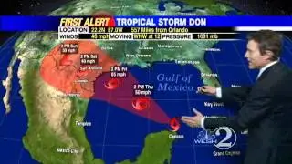 Tropical Storm Don Forms In Gulf