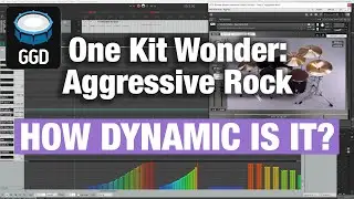 GGD One Kit Wonder Aggressive Rock | Velocity Layers, Snare Rolls, Cymbal Swells, Hi-Hat Realism