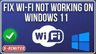 How To Fix WiFi Not Working On Windows 11 |  Fix All WiFi Issues