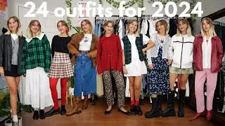 24 OUTFITS FOR 2024 | what I'm wearing in 2024 (w/thrift clothes!)