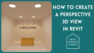 How to create a perspective 3D view in Revit