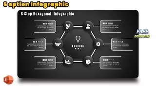 69.PowerPoint Presentation - 6 Step Hexagonal  Infographic | Free download