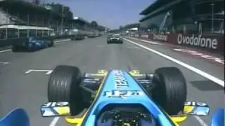 Formula 1  Italian Grand Prix - Onboard Fernando Alonso and Felipe Massa 2006