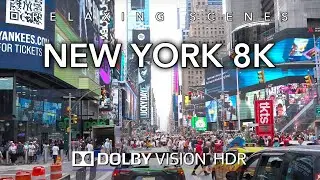 Driving New York City 8k Dolby Vision HDR