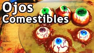 Cómo hacer unos deliciosos y espeluznantes OJOS COMESTIBLES ➜  HALLOWEEN 👀👀