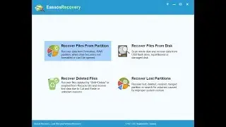 How to recover lost data with CuteRecovery (formerly known as EassosRecovery)?